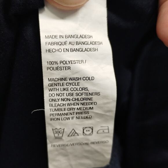 IZOD Men's Size 36x32 Navy Blue Golf Athleisure Sporty Chino Performance Pants - Picture 4 of 4